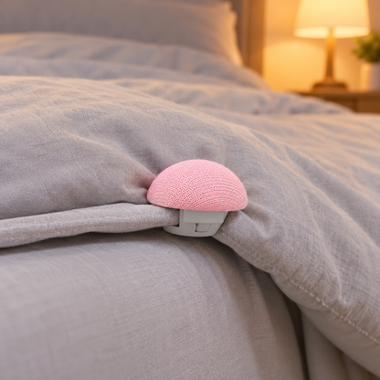 📌 Bedding Fasteners | Fabric | Bedrooms | Homeowners | Pink Mushroom Design