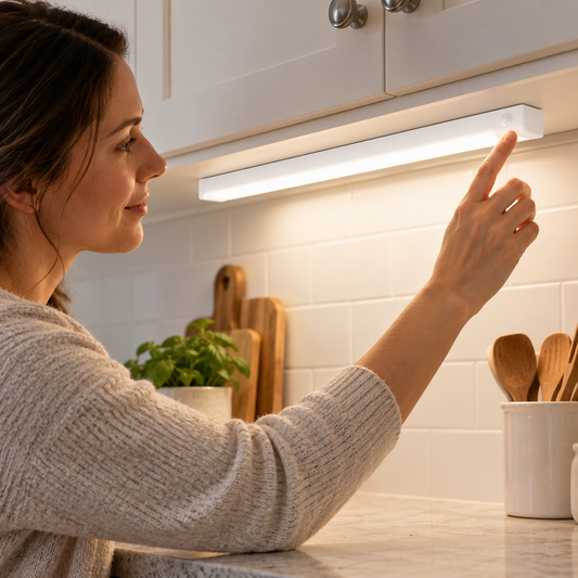 💡 Sensor Lights | Frosted-Finish | Kitchens | Homeowners | Soft White Glow
