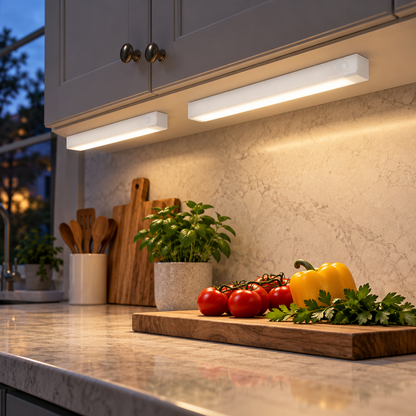 💡 Sensor Lights | Frosted-Finish | Kitchens | Homeowners | Soft White Glow