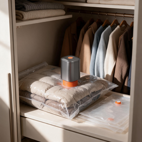 📦 Vacuum Bags | Plastic | Wardrobes | Families | Clear Space-Saving Organization