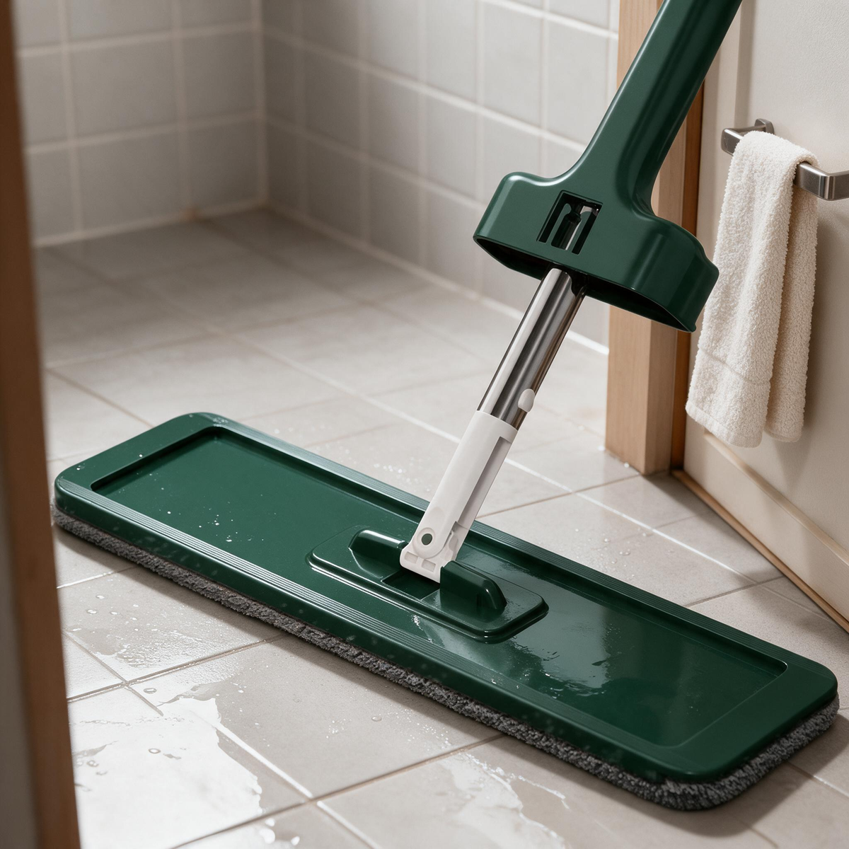 🧼 Floor-Cleaning | Microfiber | Home | For Families | Deep Green Finish