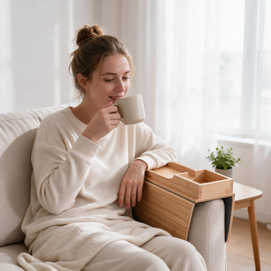 ☕ Cozy Upgrade | Bamboo | Sofa | For Homebodies | Natural Comfort