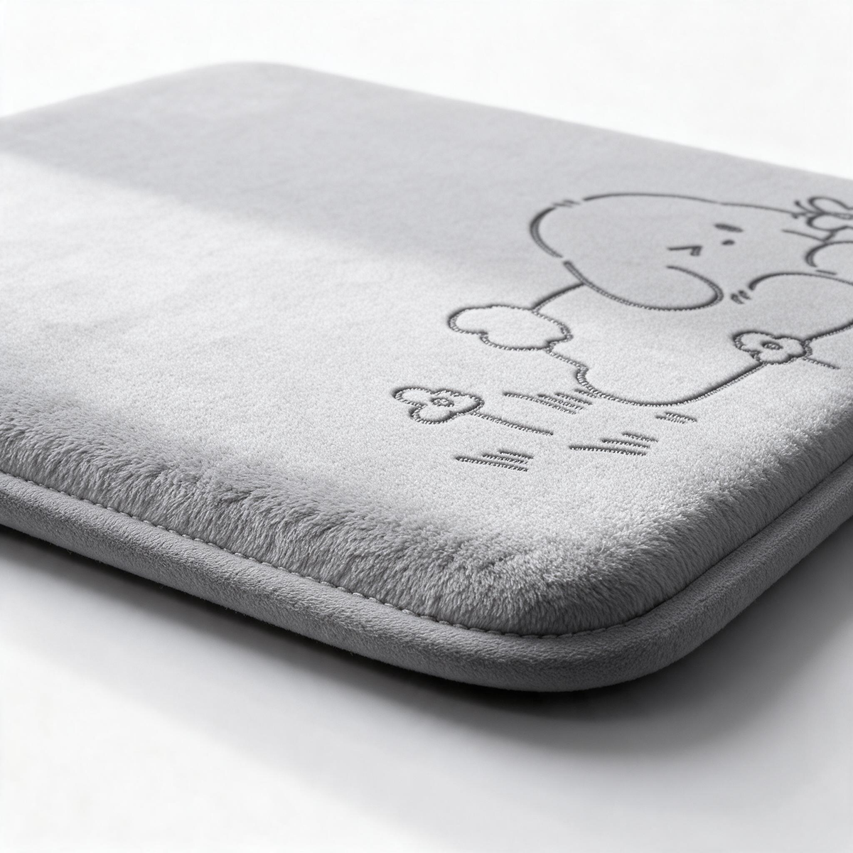 🐾 Home‑Essential | Soft Plush Fabric | Non‑Slip Bath Mat | For Household Users | Cute Cartoon Print Design