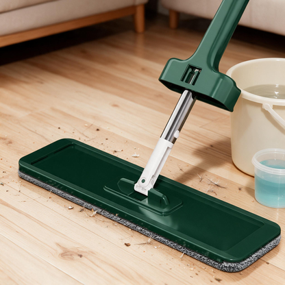 🧼 Floor-Cleaning | Microfiber | Home | For Families | Deep Green Finish