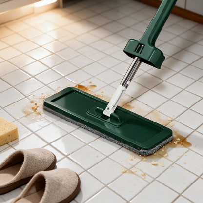 🧼 Floor-Cleaning | Microfiber | Home | For Families | Deep Green Finish