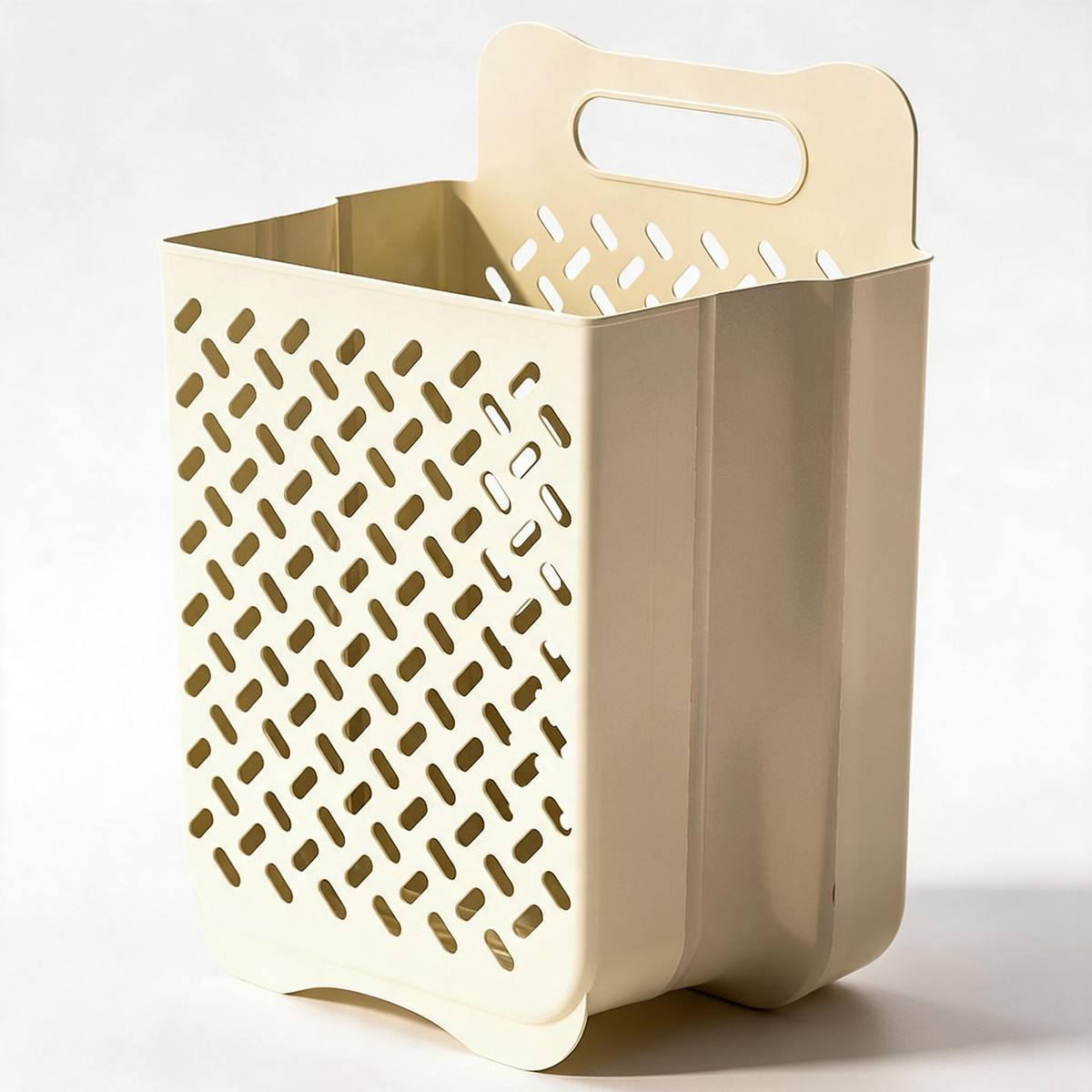 🧺 Laundry Basket | Plastic | Bathroom | Families | Foldable Wall-Mounted Storage