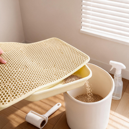🐱 Litter Mat | EVA | Home | Cat Parents | Double-Layer Catch