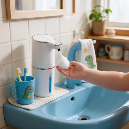 💧 Soap Dispenser | Plastic | Sinks | Homeowners | Touch-Free Foaming Cleanliness
