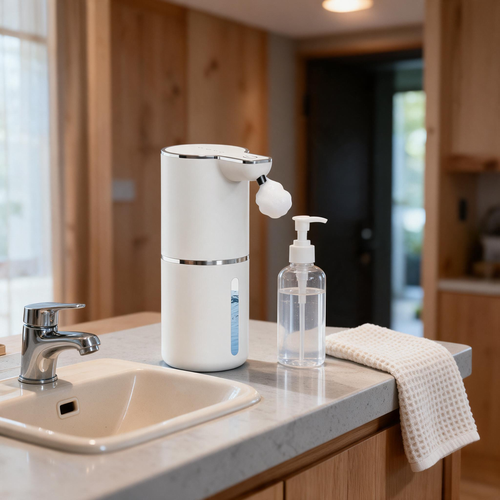 💧 Soap Dispenser | Plastic | Sinks | Homeowners | Touch-Free Foaming Cleanliness