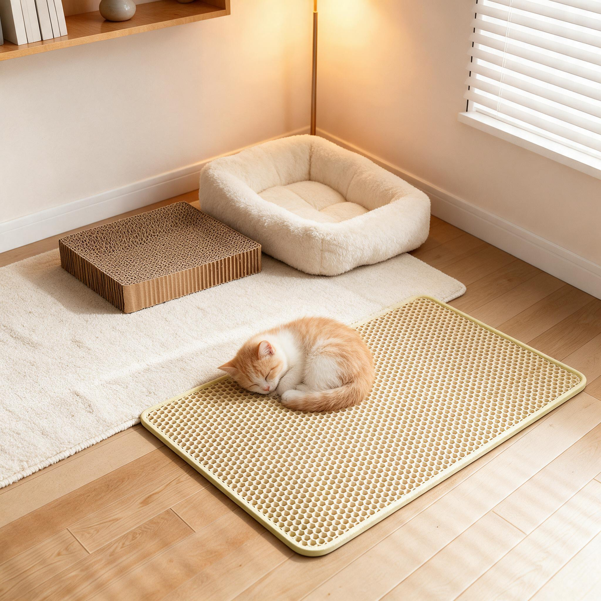 🐱 Litter Mat | EVA | Home | Cat Parents | Double-Layer Catch