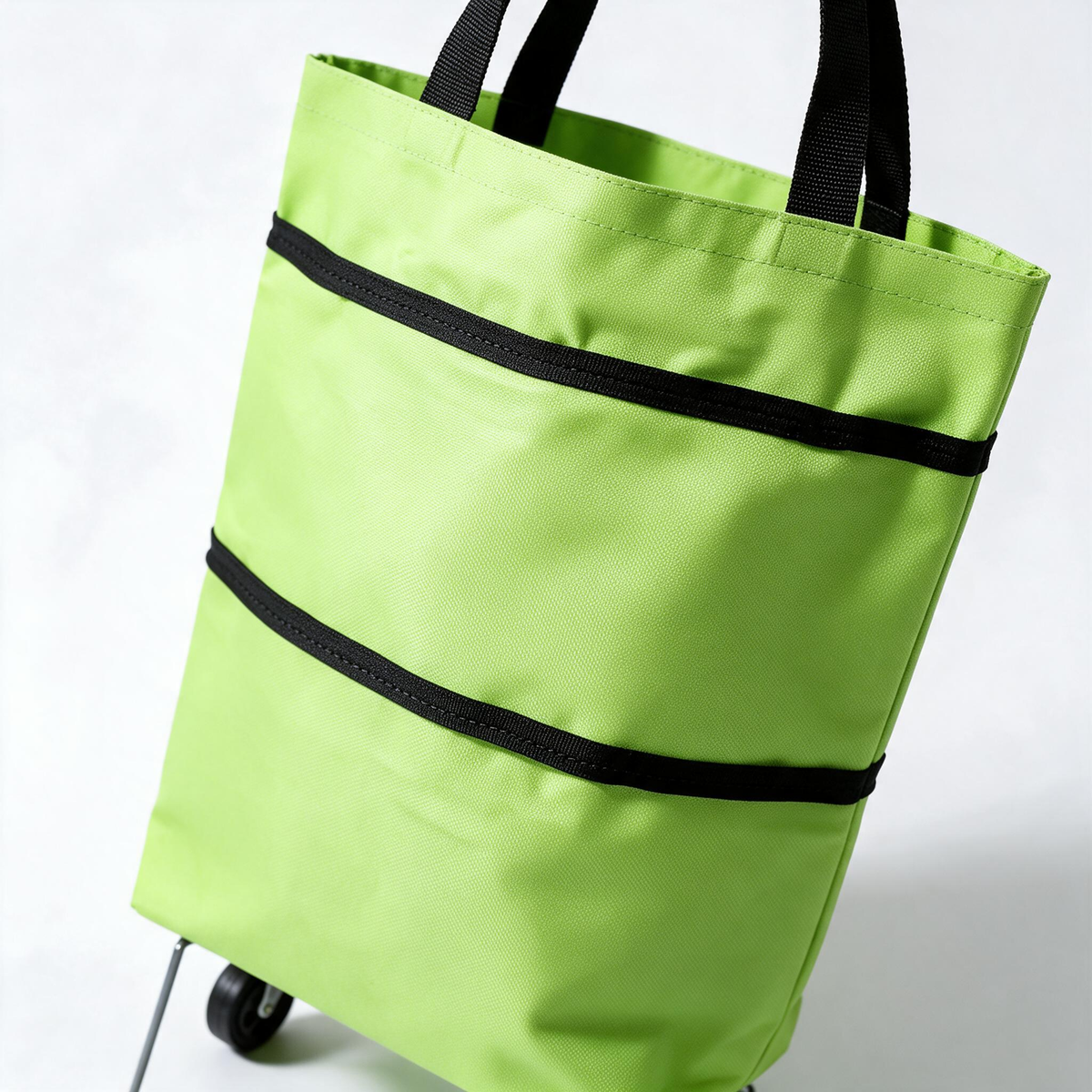🛒 Shopping Cart | Fabric | Markets | Busy Moms | Bright Foldable Rolling Storage