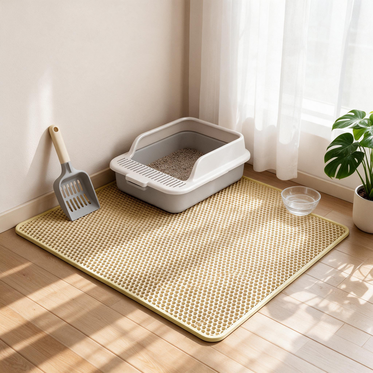 🐱 Litter Mat | EVA | Home | Cat Parents | Double-Layer Catch